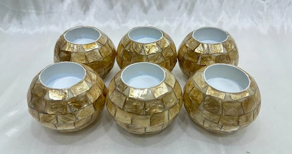 MOP Candle Ball - Pack of 6 pcs, 5x5 cms